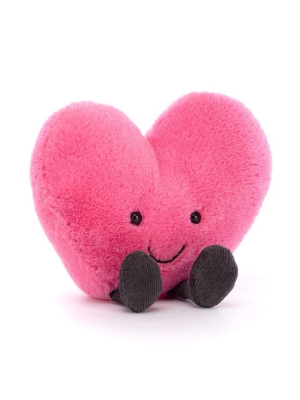NWOT RARE Jellycat Pink Heart Amuseable Soft Plush Toy